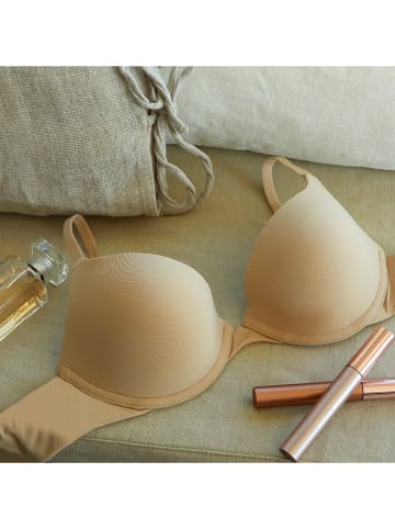 Wonderbra Biustonosz push-up w kolorze beżowym