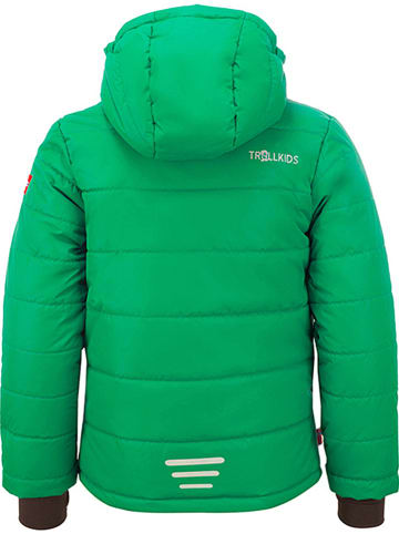 Trollkids Kurtka narciarska "Hemsedal" w kolorze zielonym