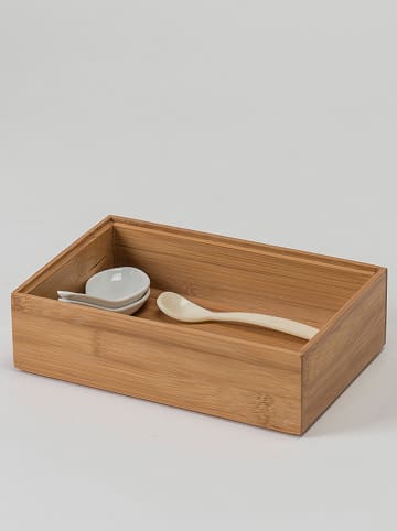 Compactor Opbergbox "Osaka" beige - (B)22,5 x (H)15 x (D)6,5 cm