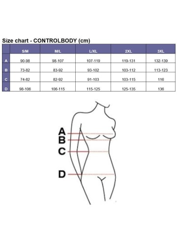 Controlbody Trainingstop zwart