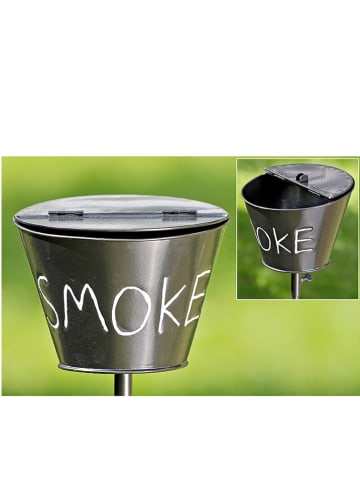 Boltze Asbak "Smoke" zwart - (H)110 cm