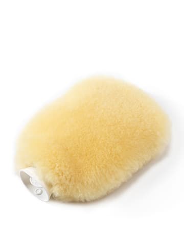 Hofbrucker Lammfell-Wärmflasche in Natur - (L)28 x (B)20 cm