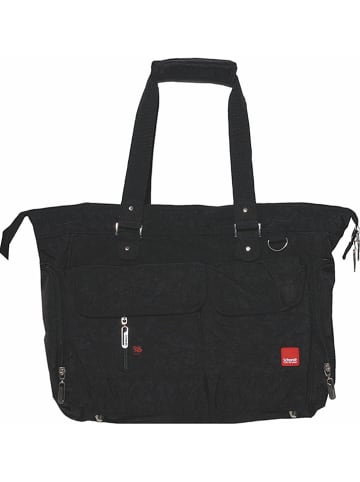 Schardt Luiertas "Baggy" zwart - (B)35 x (H)32 x (D)15 cm