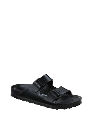 Birkenstock Pantoletten in Schwarz in Schwarz