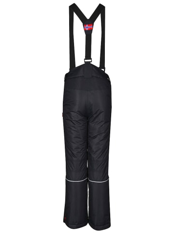 Trollkids Spodnie narciarskie "Holmenkollen'' - Slim fit - w kolorze czarnym