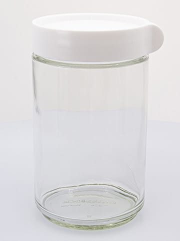 Glasslock Voorraaddoos "Block Canister" wit - 600 ml