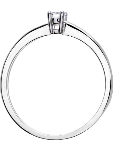 Diamant Exquis Witgouden ring met diamant