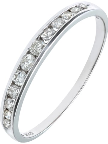 Diamant Exquis Witgouden ring met diamanten