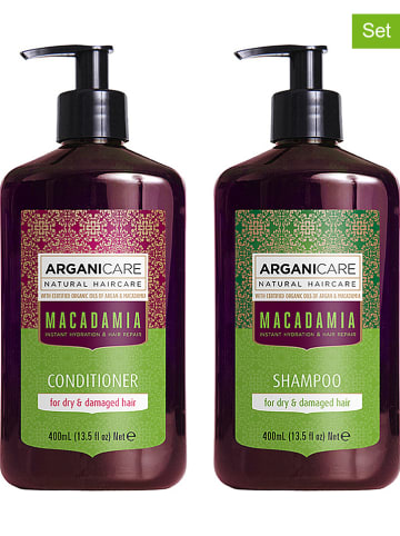Argani Care 2-częściowy zestaw pielęgnacyjny do włosów "Macadamia" - 2 x 400 ml