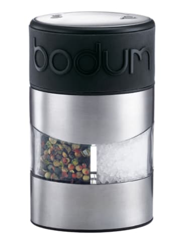 bodum Salz- und Pfeffermühle "Twin" in Schwarz - (H)11 cm
