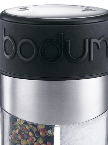 bodum Zout- en pepermolen "Twin" zwart - (H)11 cm