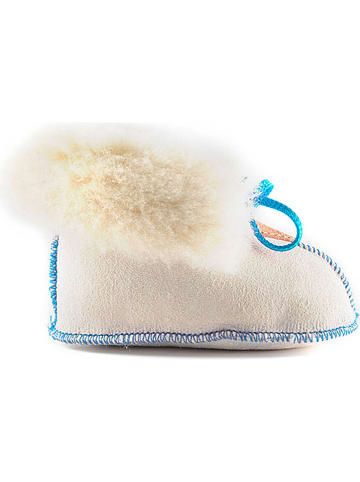 Hofbrucker Buty niemowlęce w kolorze biało-niebieskim