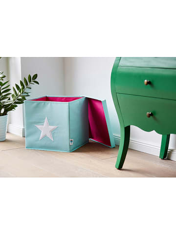 STORE IT Ordnungsbox in Türkis/ Weiß - (B)33 x (H)33 x (T)33 cm