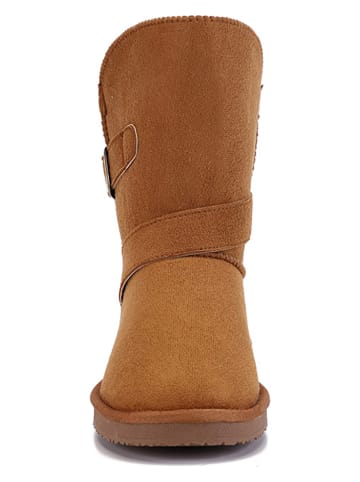 ISLAND BOOT Winterboots "Eveline" in Hellbraun