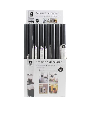 The Home Deco Kids 2-delige set: tafelstickers zwart - (L)100 x (B)45 cm