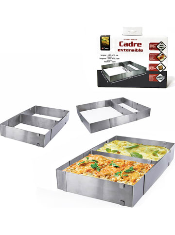 COOK CONCEPT Variabler Edelstahl-Backrahmen