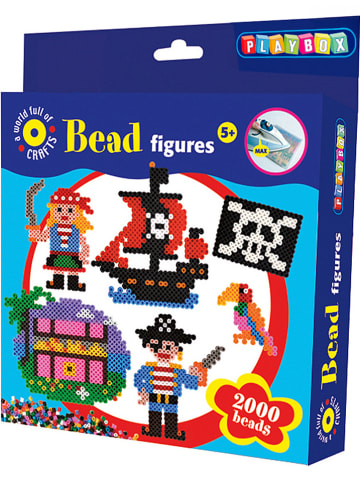 Playbox 2000-częściowy zestaw koralików do prasowanek - 5+