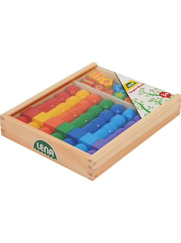 LENA Holzperlenset "Super Beads" - ab 3 Jahren