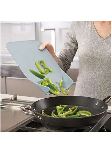 JosephJoseph 3er-Set: Transport-Schneidebretter "Nest Chop" in Blau/ Grau/ Weiß