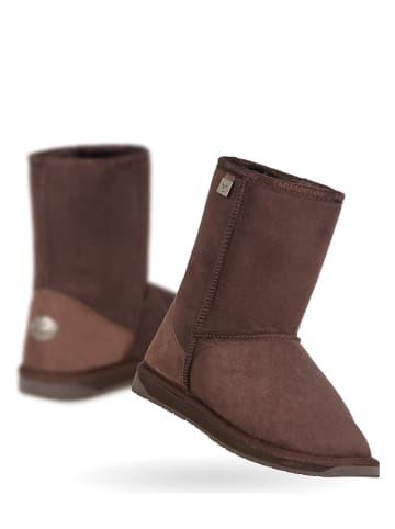 EMU Leder-Winterboots "Platinum Stinger Lo" in Dunkelbraun