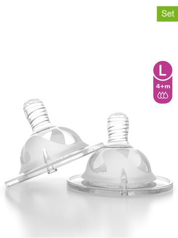 Twistshake 2-delige set: spenen voor babyflessen - vanaf 4 maanden
