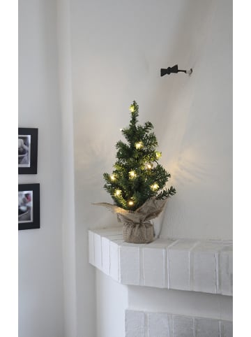 STAR Trading Ledkunstkerstboom "Jute" groen - (H)45 cm