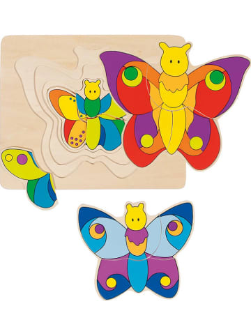 Goki Schichtenpuzzle "Schmetterling" - ab 2 Jahren