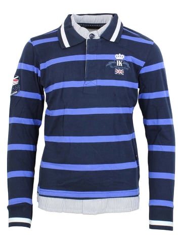 Peak Mountain Poloshirt donkerblauw/blauw