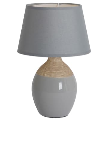 näve Tafellamp grijs - (H)31 cm