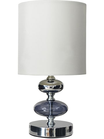 näve Lampa stołowa w kolorze srebrno-kremowym - wys. 28,5 cm