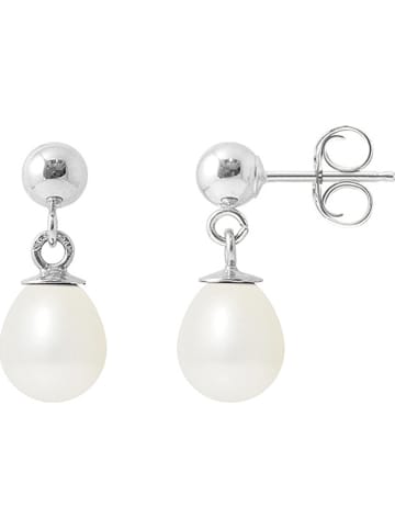 Pearline Zilveren oorstekers met parels