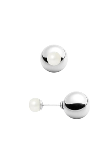 Pearl Addict Silber-Ohrstecker mit Perlen