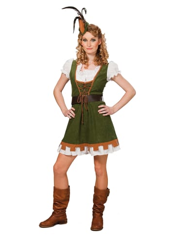 Party x People 3-częściowy kostium w kolorze zielono-jasnobrązowym