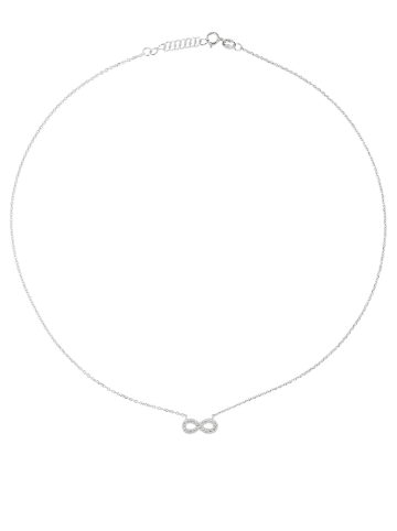 Wishlist Zilveren ketting "Infini" met hanger - (L)42 cm