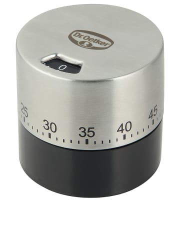 Dr. Oetker Roestvrijstalen timer - (H)6 x Ø 6,5 cm