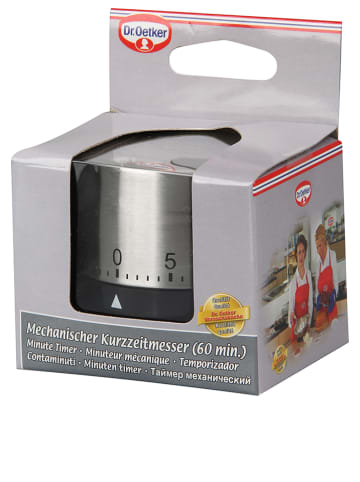 Dr. Oetker Edelstahl-Zeitmesser - (H)6 x Ø 6,5 cm