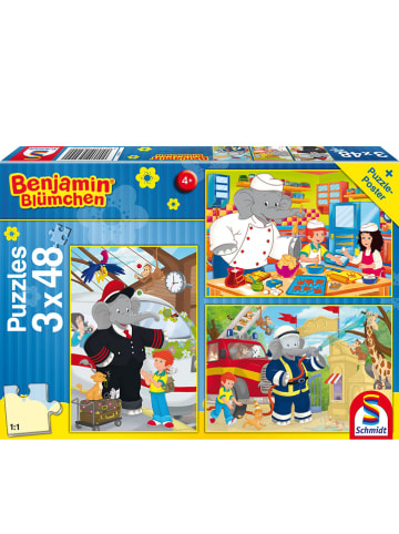Schmidt Spiele 3x48tlg. Puzzle "Immer im Einsatz" - ab 4 Jahren