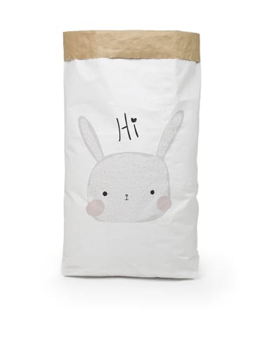 The Wild Hug Torba "Hi Rabbit" w kolorze białym - 60 x 90 x 13 cm