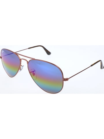 Ray Ban Męskie okulary przeciwsłoneczne w kolorze jasnoróżowym