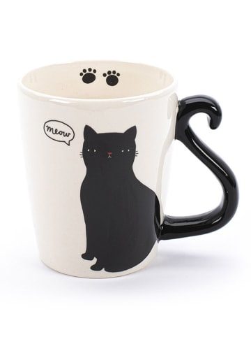 Tri-Coastal Design Tasse in Weiß/ Schwarz - (B)10,8 x (H)12,7 x (T)9,2 cm