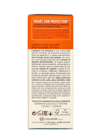 Collistar Gesichtsonnencreme "Active Protection" - LSF 50+, 50 ml