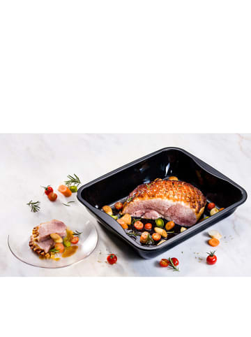 Dr. Oetker Brytfanna maxi "Back Idee" w kolorze granatowym - 40 x 34 cm