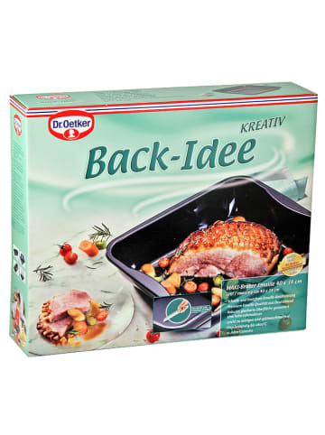 Dr. Oetker Brytfanna "Bake Idea" w kolorze granatowym - 40 x 34 cm