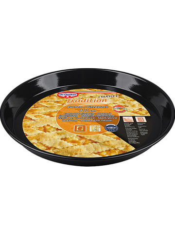 Dr. Oetker Pizzabakblik "Traditie" zwart - Ø 32 cm