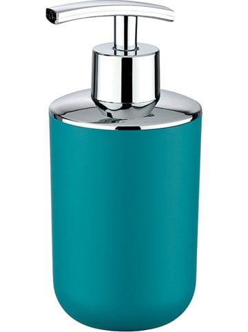 Wenko Zeepdispenser "Brasil" petrol - (B)7 x (H)16,5 x (D)9 cm