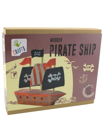 Andreu Toys Kreativset "Hölzernes Piratenschiff" - ab 6 Jahren