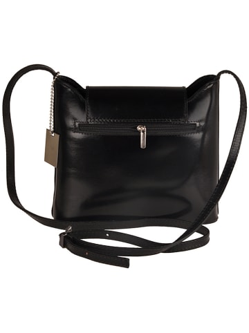 Florence Bags Leren schoudertas "Sabu" zwart - (B)23 x (H)20 x (D)6 cm