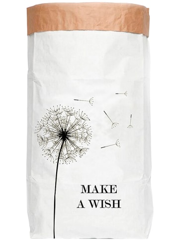 Little nice things Torba "Make a Wish" w kolorze biało-czarnym - 60 x 90 x 13 cm