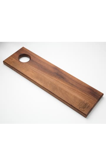 Steel-Function Schneidebrett in Walnuss - (B)45 x (T)13 cm
