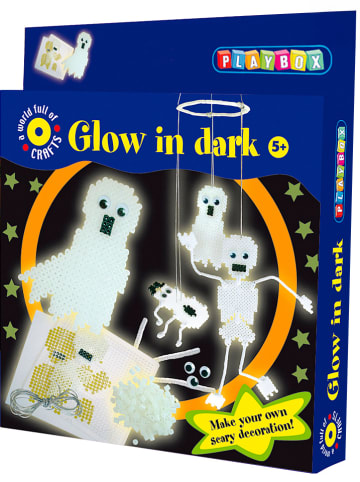 Playbox 1100-częściowy zestaw koralików "Glow in the Dark" do prasowanek - 5+